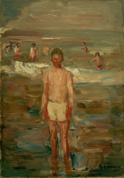 Bathing Boy by Max Liebermann