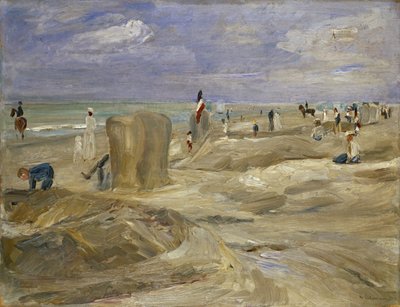 Beach at Noordwijk by Max Liebermann