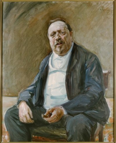 Portrait of Alfred von Berger by Max Liebermann