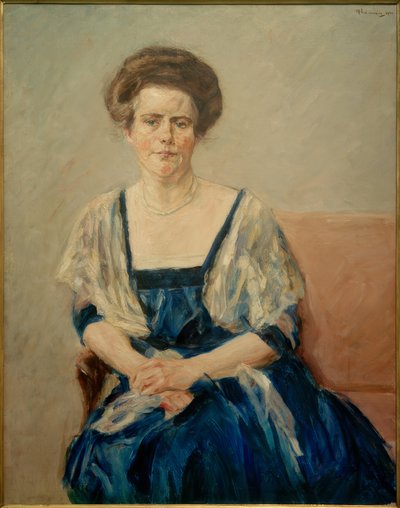 Portrait of Maria Newman by Max Liebermann