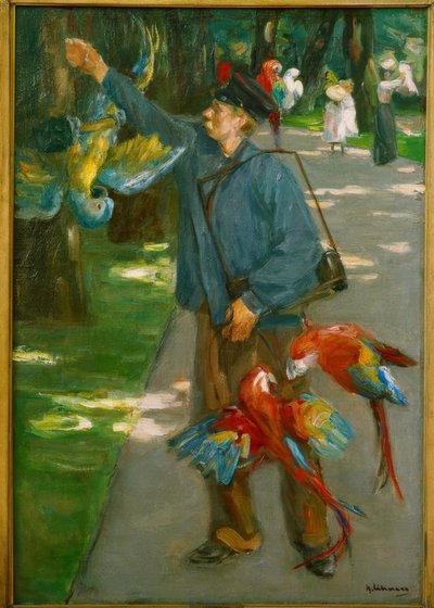 The Parrot Man by Max Liebermann