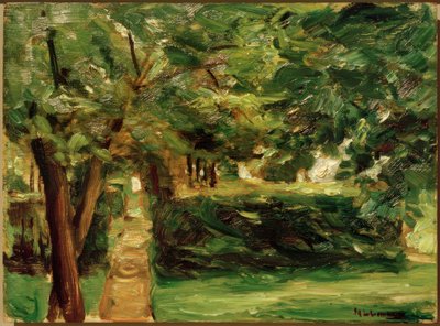 The Hedge Gardens in Wannsee Facing East by Max Liebermann