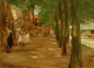 Canal in Edam by Max Liebermann