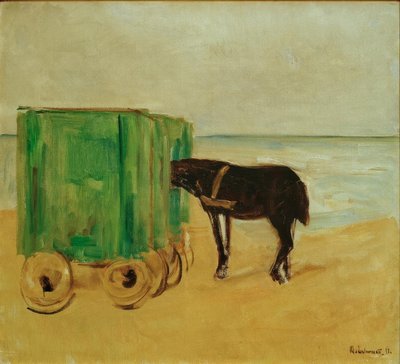 Green Bathing Cart by Max Liebermann