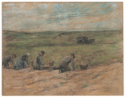Potato Diggers at Zandvoort, 1894 by Max Liebermann