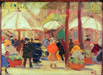 Market Square in Munich by Max Liebermann