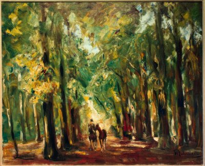 Rider in the Tiergarten by Max Liebermann
