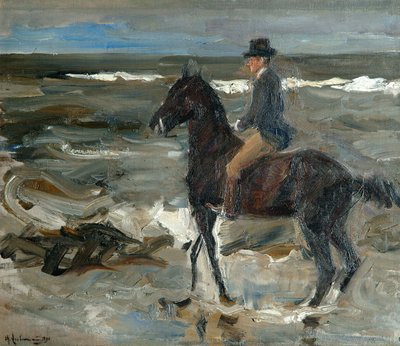 Rider on the Beach by Max Liebermann