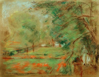 Walk in the Garden at Wannsee by Max Liebermann