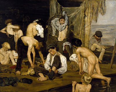 Swimmers by Max Liebermann