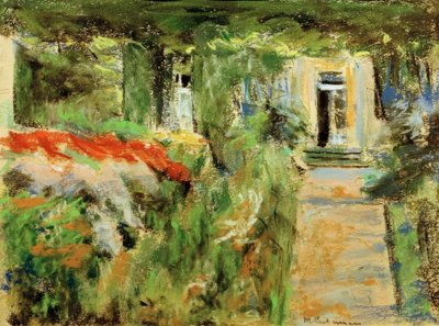 Front Garden Facing East by Max Liebermann