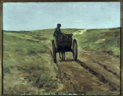 Cart in the Dunes near Katwijk by Max Liebermann