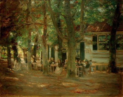 Inn in Overveen by Max Liebermann