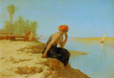 Evening on the Nile at Aswan by Max Rabes
