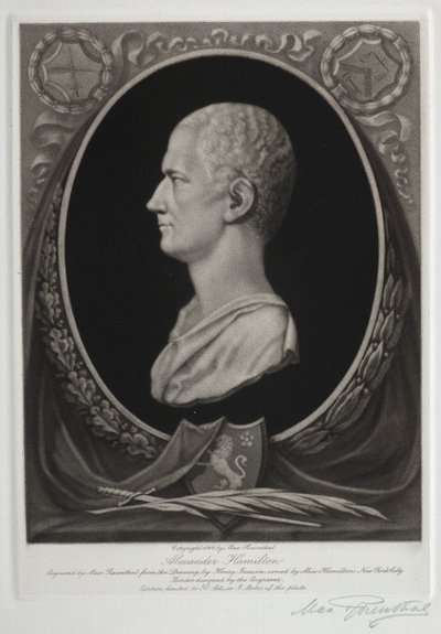 Alexander Hamilton by Max Rosenthal