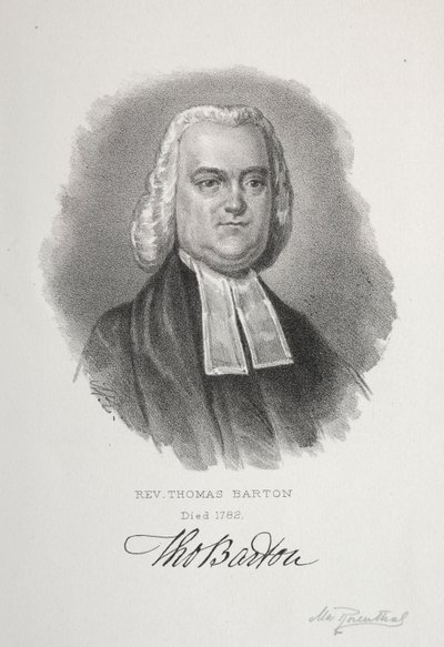 Rev. Thomas Barton by Max Rosenthal