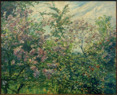 Blooming Lilac by Max Slevogt