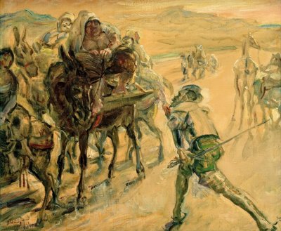 Don Quixote and Dulcinea by Max Slevogt