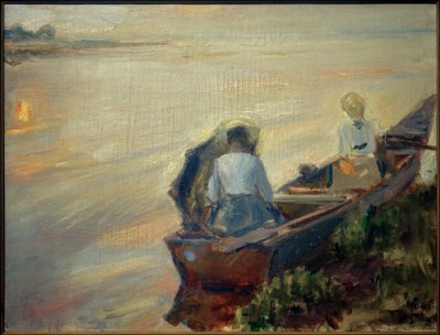 Boat on Chiemsee by Max Slevogt