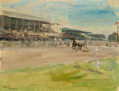 Trotting Race in Ruhleben by Max Slevogt