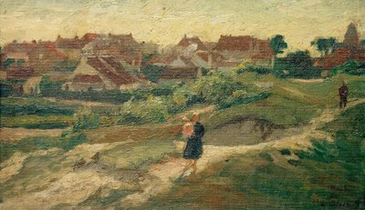 Dutch Village View by Max Stern