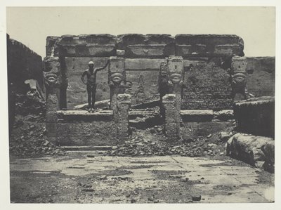 Grand Temple of Dendera, Upper Egypt by Maxime Du Camp