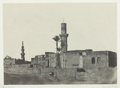 Mosque near Bab-el-Saida, Cairo by Maxime Du Camp