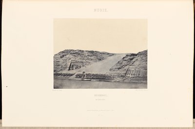 Nubia. Abu Simbel. The Two Temples by Maxime Du Camp