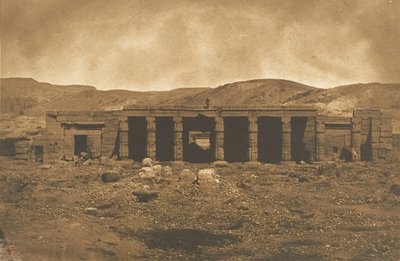 Palace of Gournah Menephtheun at Thebes, 1849-50 by Maxime Du Camp