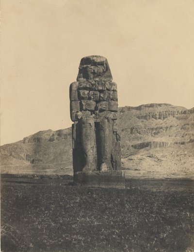 Statue of Memnon, Thebes by Maxime Du Camp