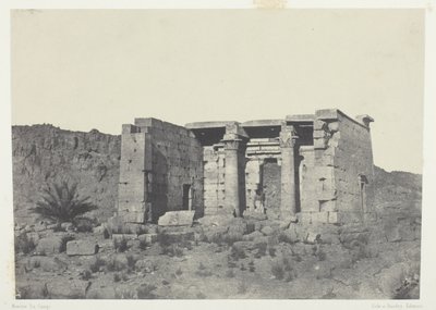 Temple of Tafeh (Ancient Taphis), Nubia by Maxime Du Camp