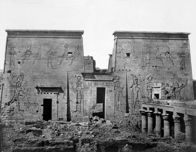 Temple of Philae, Nubia, Egypt, 1852 by Maxime Du Camp