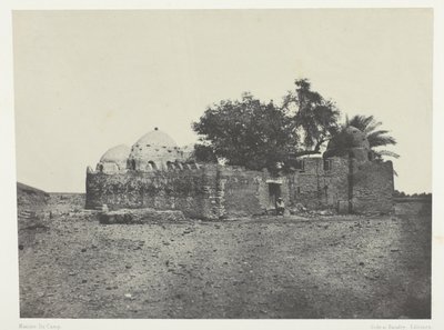 Tomb of Cidi-Abdellah-el-Marabout, Upper Egypt by Maxime Du Camp