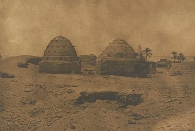 Muslim Tombs at Herment, 1849-50 by Maxime Du Camp