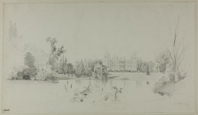 Park of M. de Rothschild at Ferrières by Maxime Lalanne