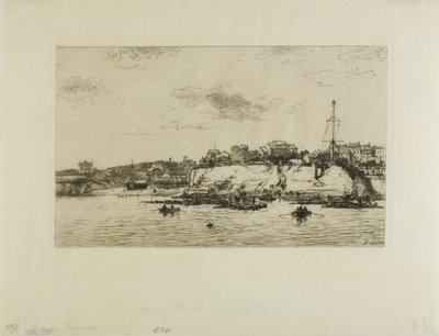 The La Plataine Bridge at Royan by Maxime Lalanne