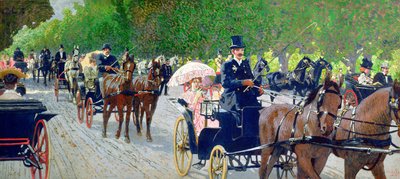 Driving in the Prater Park by Maximilian Lenz