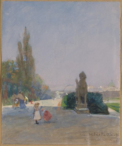 View from the Upper Belvedere to Vienna by Maximilian Suppantschitsch