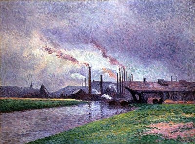 Along the River by Maximilien Luce