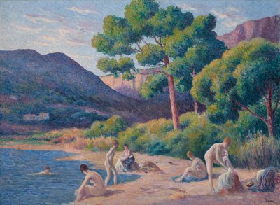 Bathers at Saint-Tropez by Maximilien Luce