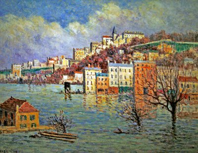 Flood at Sèvres by Maximilien Luce