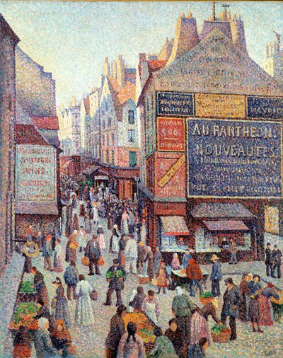 La Rue Mouffetard by Maximilien Luce