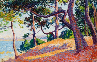 Landscape in Saint-Tropez by Maximilien Luce