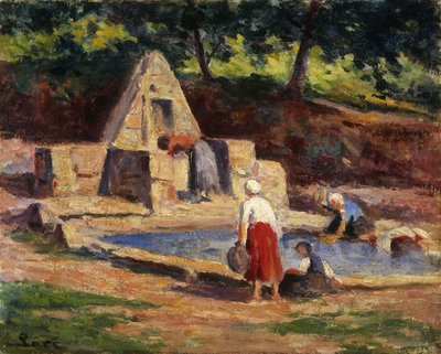 Laundry Maids, Kermouster; Kermouster, The Laundresses, 1914-1915 by Maximilien Luce