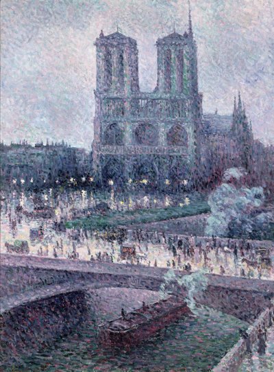 Notre Dame, c.1900 by Maximilien Luce