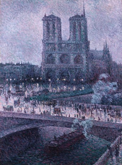 Notre Dame, c.1900 by Maximilien Luce