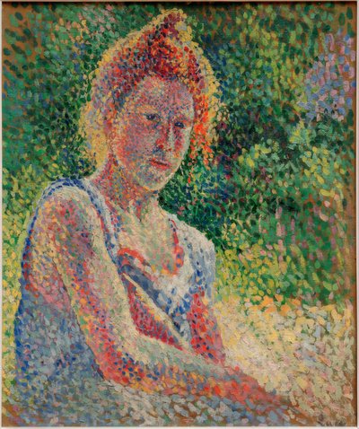 Portrait of a Young Woman by Maximilien Luce