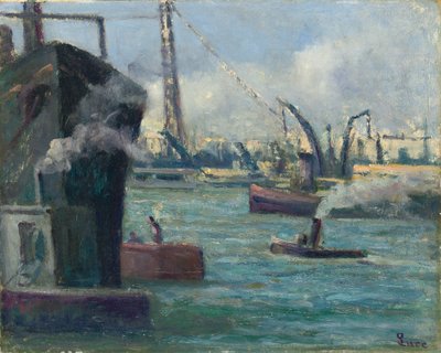 Rouen Port by Maximilien Luce