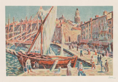 Saint-Tropez by Maximilien Luce