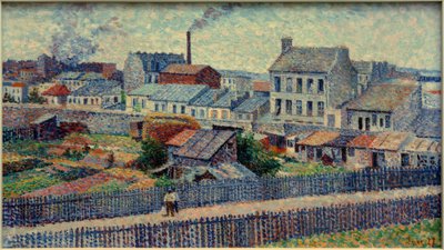 Terrain at Montmartre, Rue Championnet by Maximilien Luce